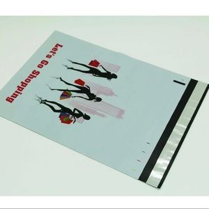 50 Poly Mailer 10x13 Shopping Girl Double Sided
